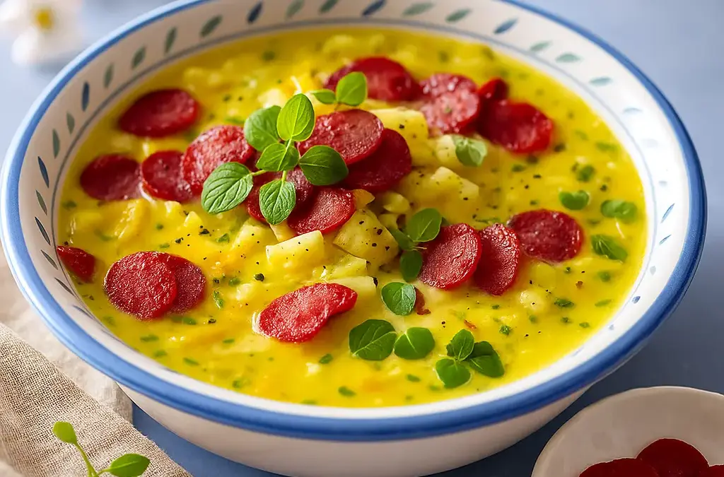Kartoffelsuppe mit Ahler Wurscht