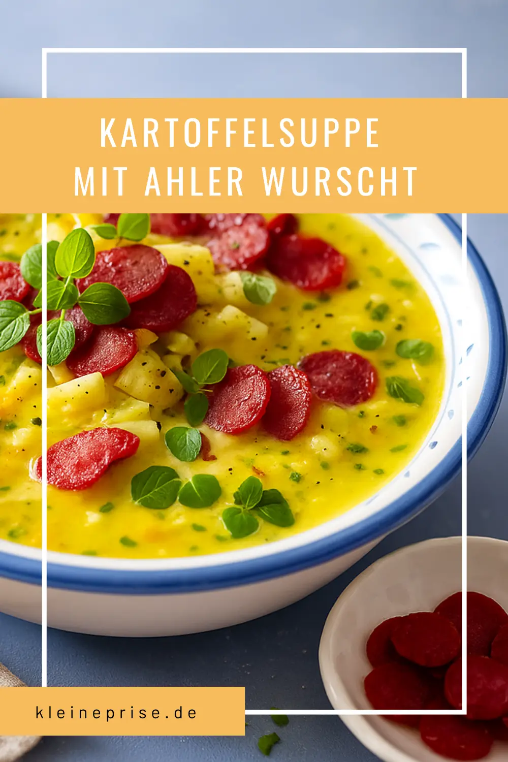 Pinterest: Kartoffelsuppe mit Ahler Wurscht