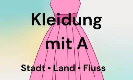 Kleidung mit A – Stadt Land Fluss