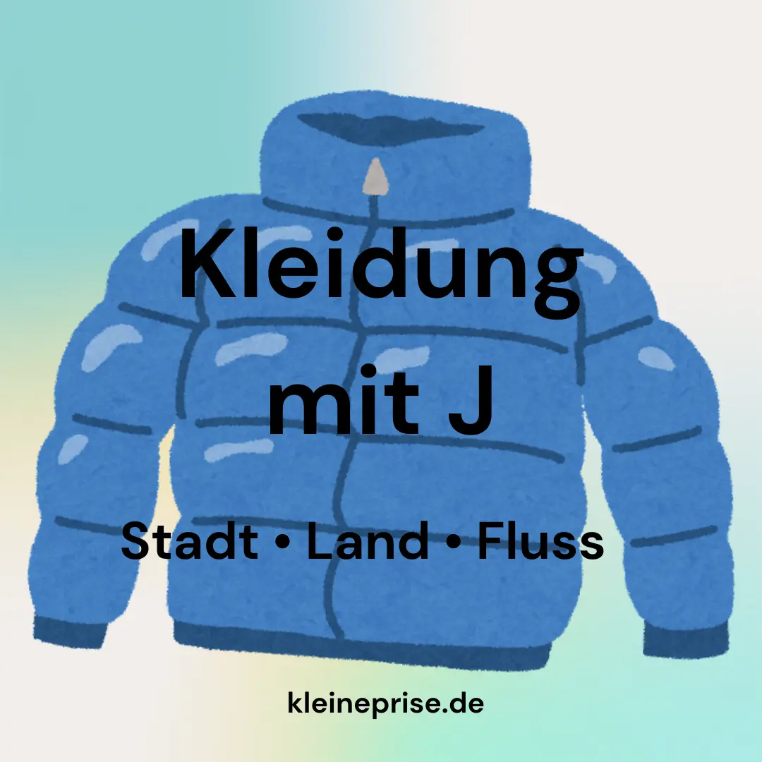 Kleidung mit J