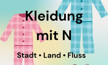 Kleidung mit N – Stadt Land Fluss