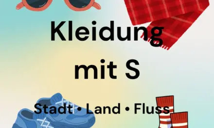 Kleidung mit S – Stadt Land Fluss