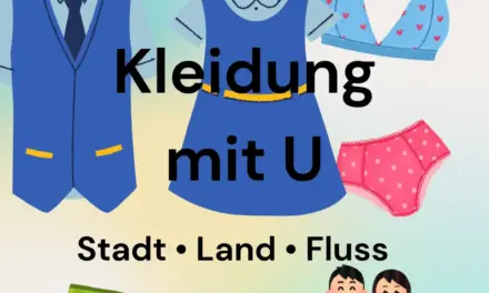 Kleidung mit U – Stadt Land Fluss