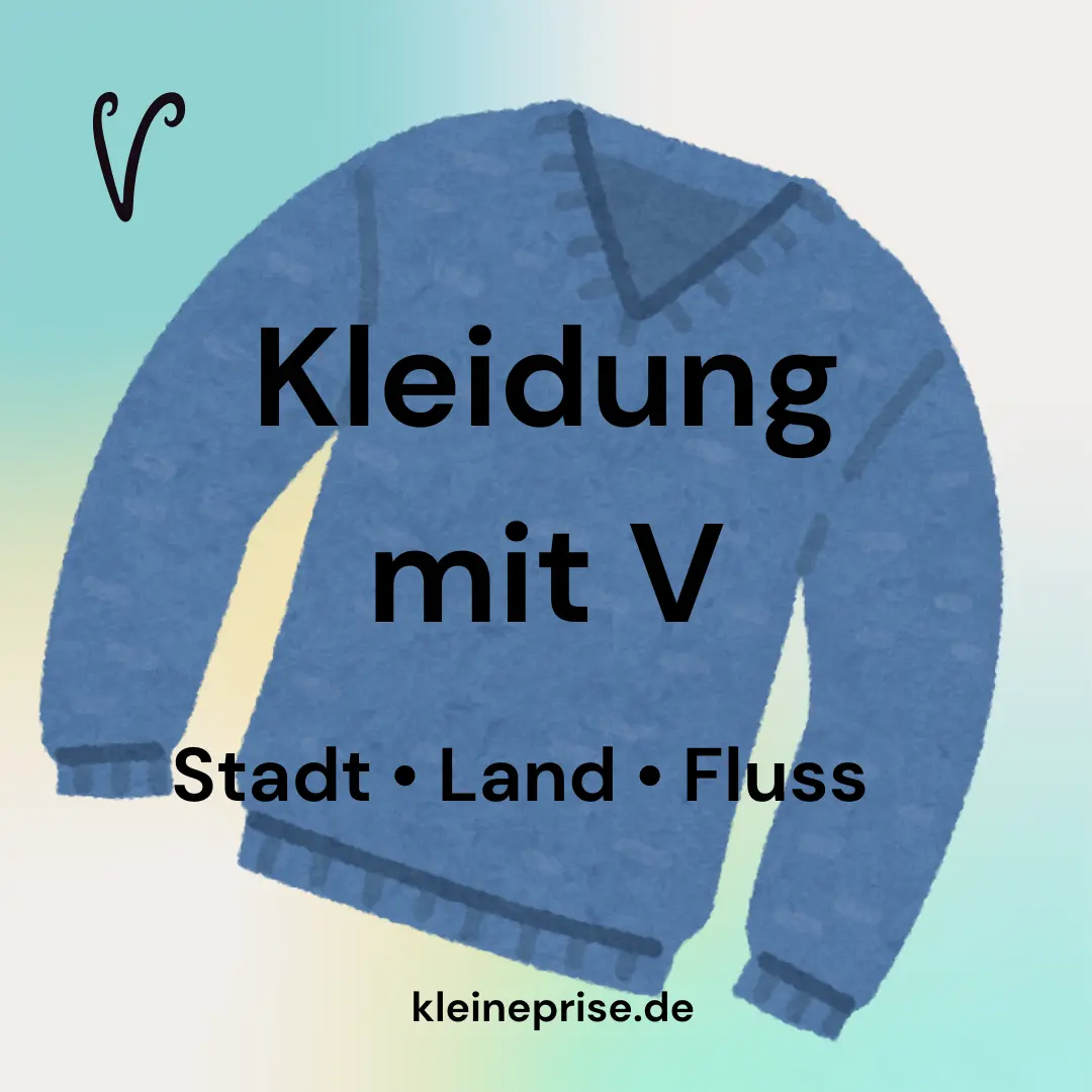 Kleidung mit V