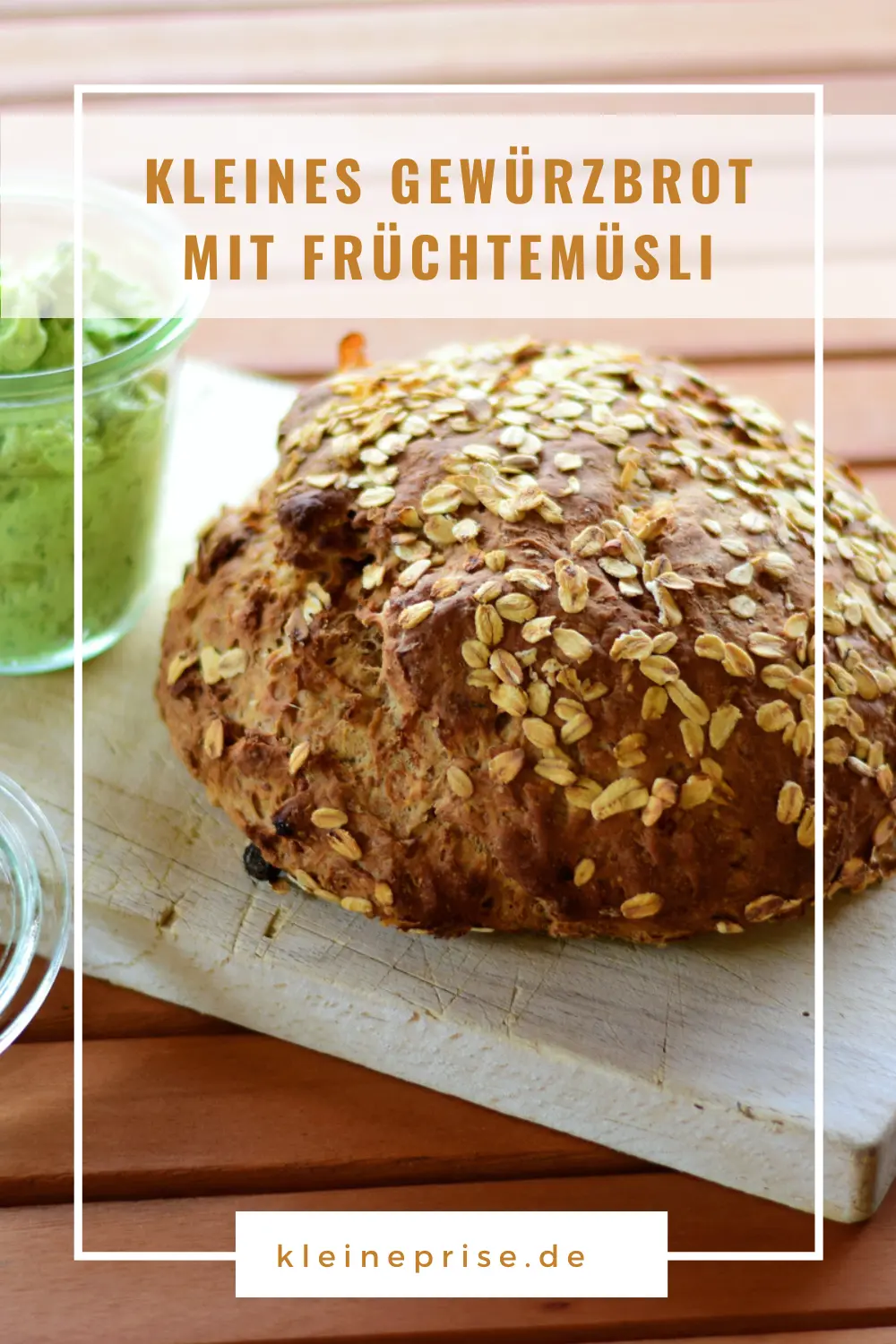 Pinterest: kleines Gewürzbrot mit Früchtemüsli