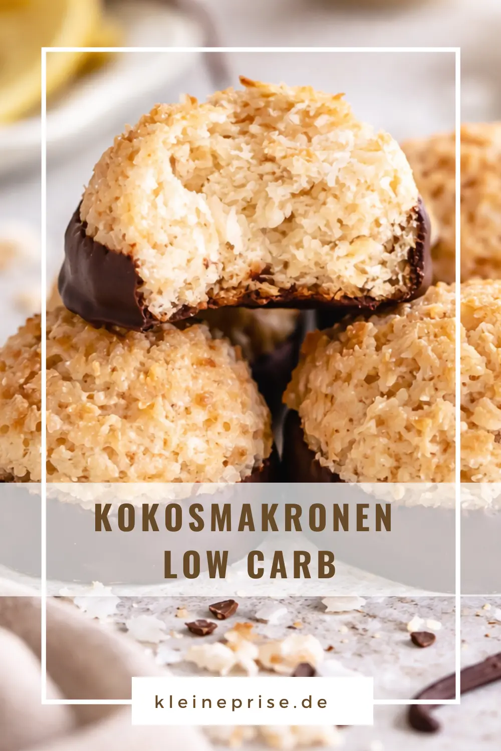 Pinterest: Kokosmakronen low carb – Rezept Pinterest: Kokosmakronen low carb