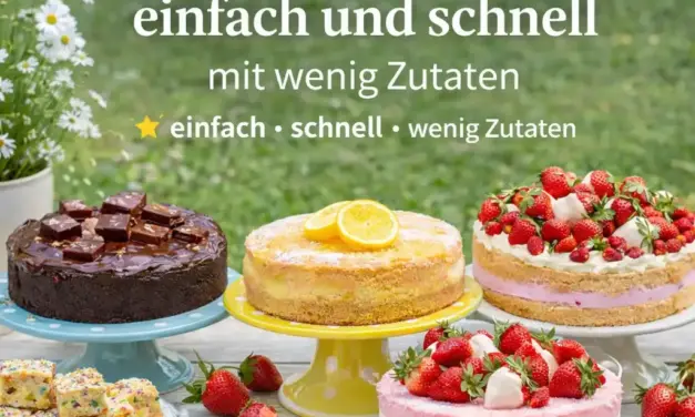 Kuchen-Rezepte einfach und schnell mit wenig Zutaten