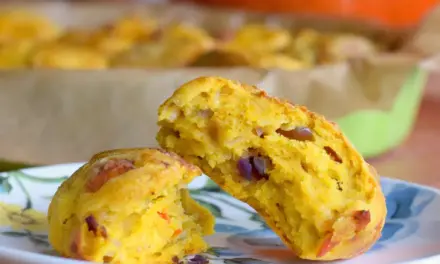 Kürbis Scones backen mit Joghurt