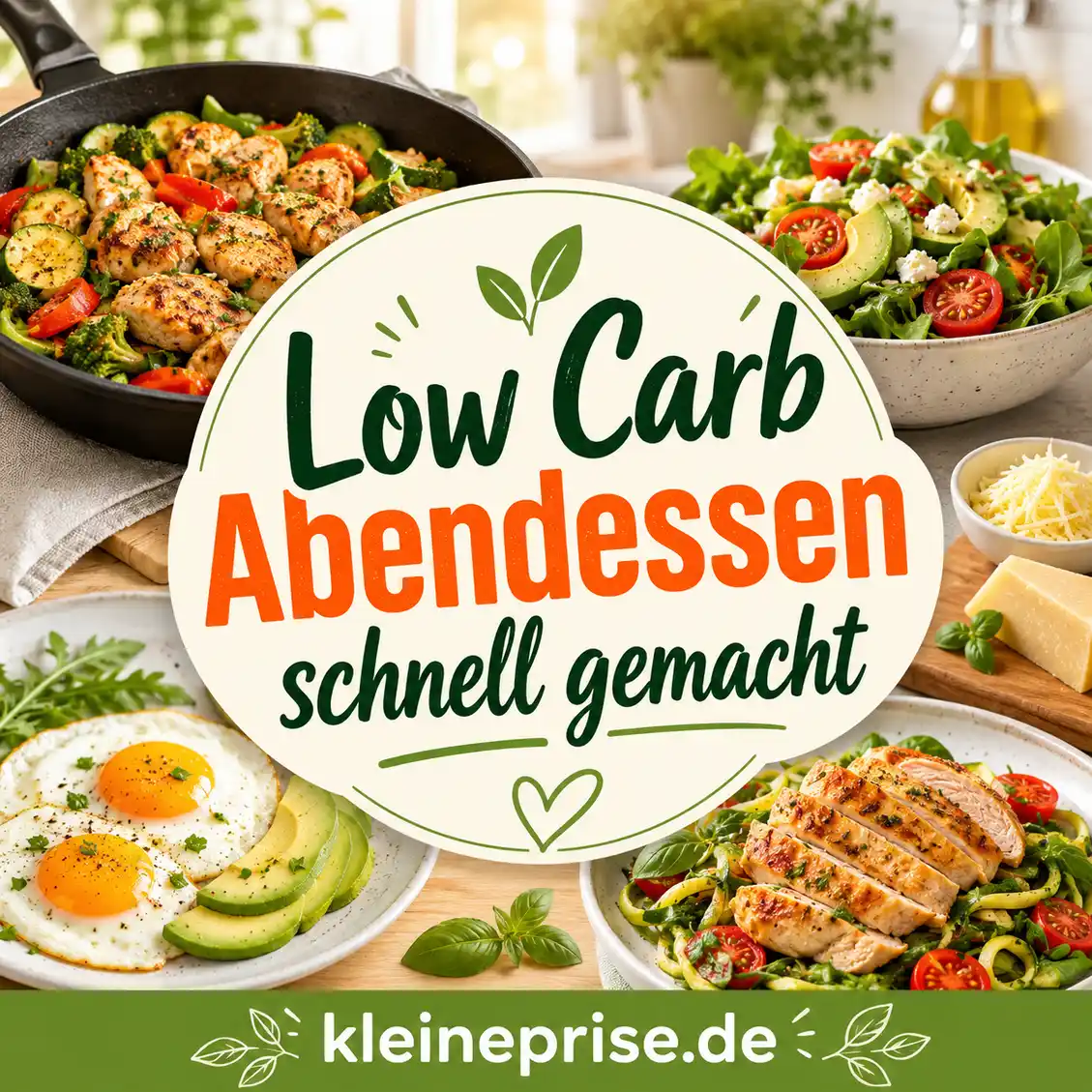 Low Carb Abendessen schnell gemacht: Einfache Ideen für den Feierabend Low Carb Abendessen schnell gemacht: Einfache Ideen für den Feierabend | Kleine Prise