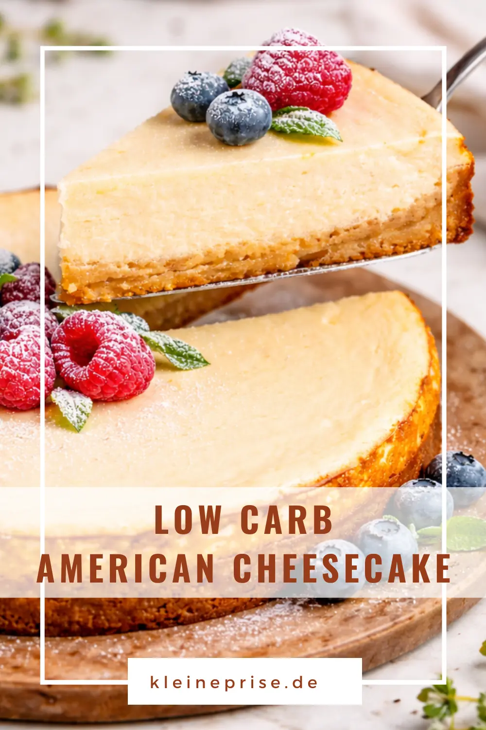 Pinterest: Low Carb American Cheesecake – Rezept Pinterest: Low Carb American Cheesecake