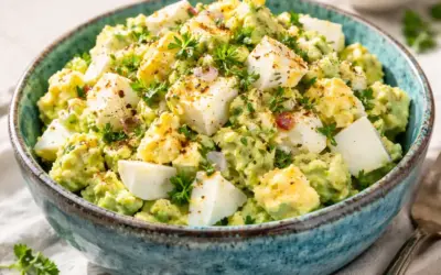Rezepte Low Carb Avocado-Eier-Salat