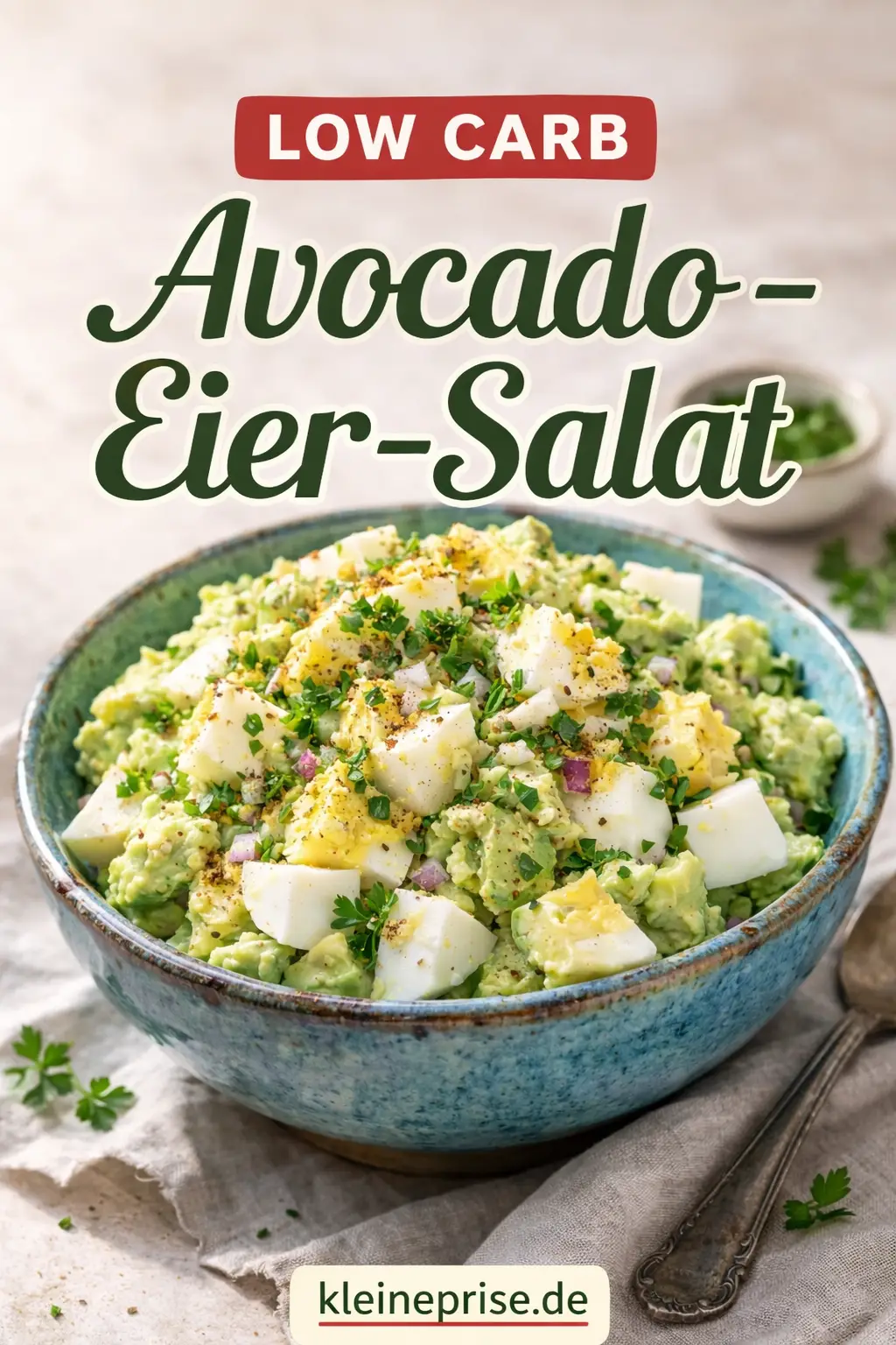 Pinterest: Low Carb Avocado-Eier-Salat – Rezept Pinterest: Low Carb Avocado-Eier-Salat