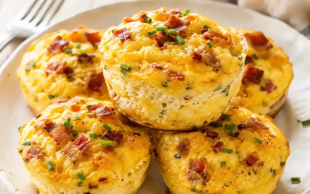 Low Carb Muffins ohne Mehl Low Carb Bacon und Cheddar Ei-Muffins