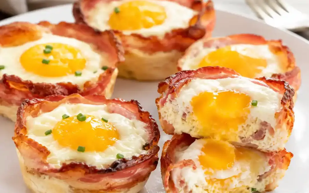 Low Carb Muffins ohne Mehl Low Carb Bacon und Ei Muffins aus dem Ofen