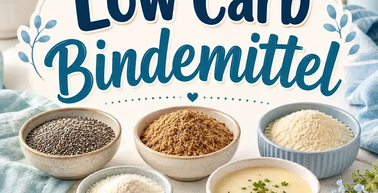 Low Carb Bindemittel: Was bindet ohne Mehl und Stärke?