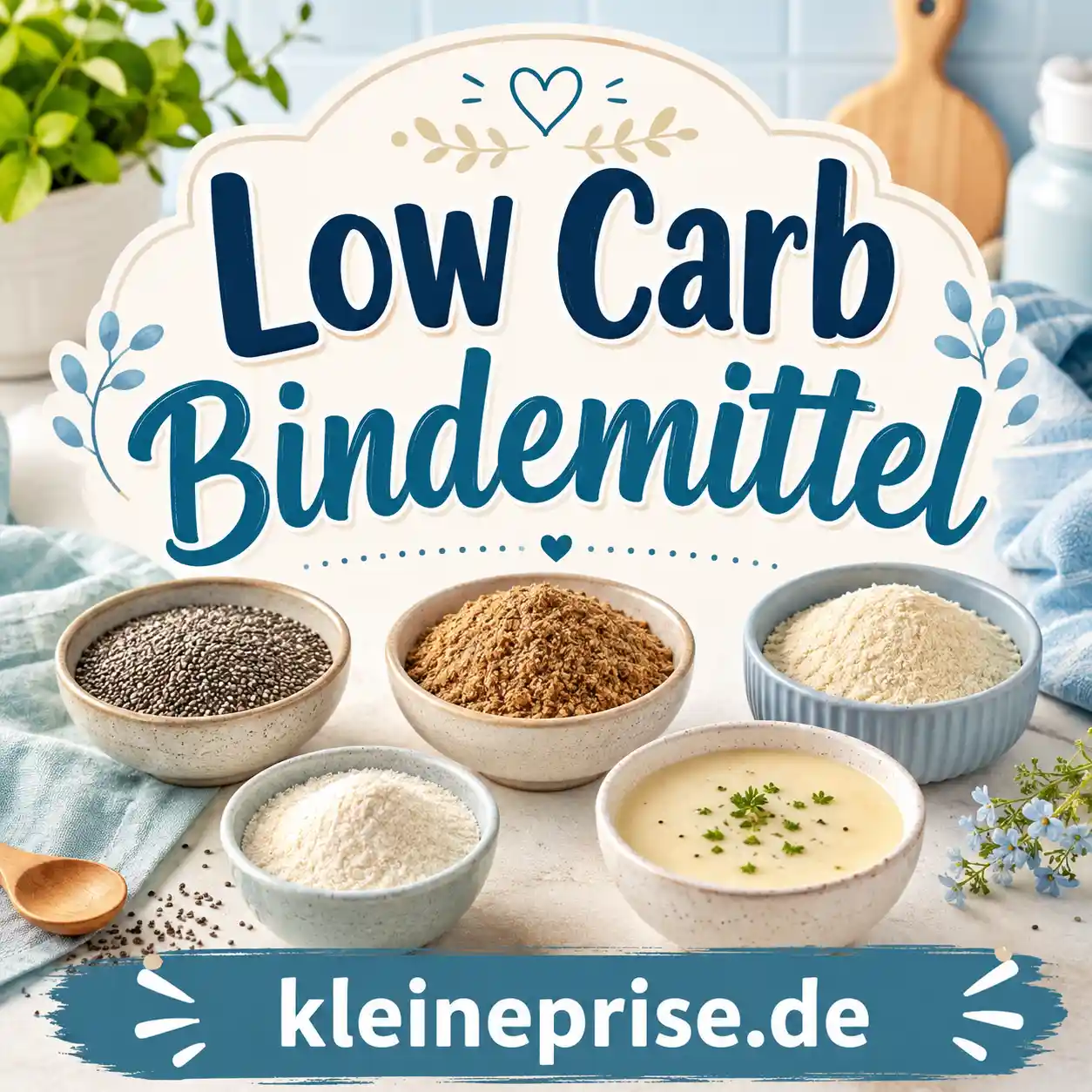 Low Carb Bindemittel: Was bindet ohne Mehl und Stärke? Low Carb Bindemittel: Was bindet ohne Mehl und Stärke? | Kleine Prise