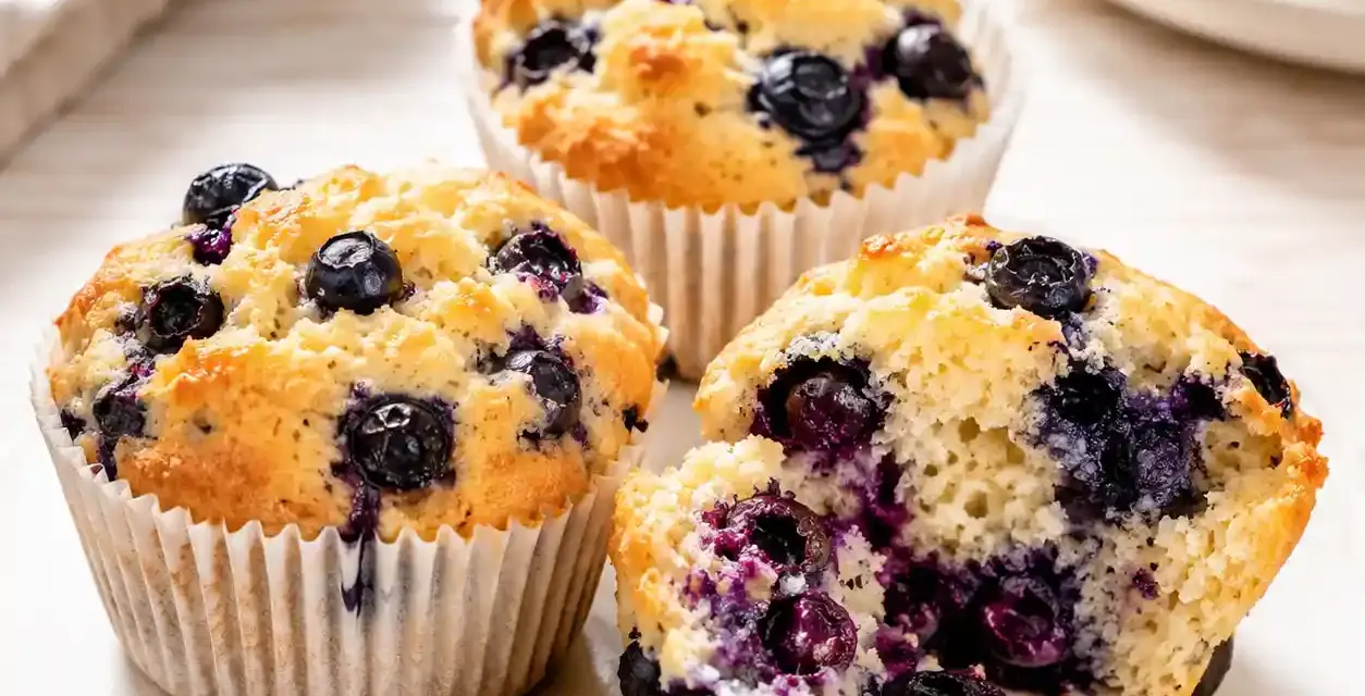 Low Carb Blaubeermuffins einfach und saftig