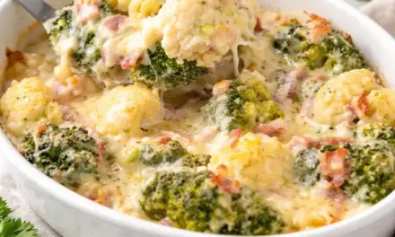 Low Carb Blumenkohl-Brokkoli-Auflauf