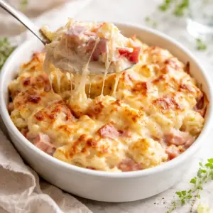 Low Carb Blumenkohl-Schinken-Auflauf Low Carb Blumenkohl-Schinken-Auflauf