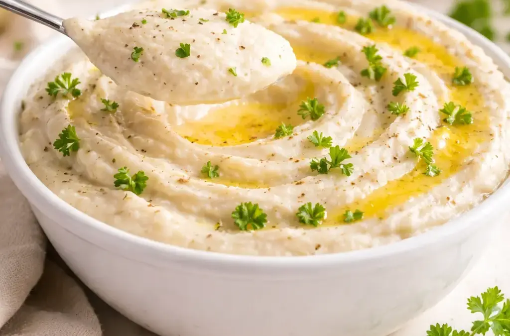 Sächsischer Sauerbraten Low Carb Blumenkohlpüree