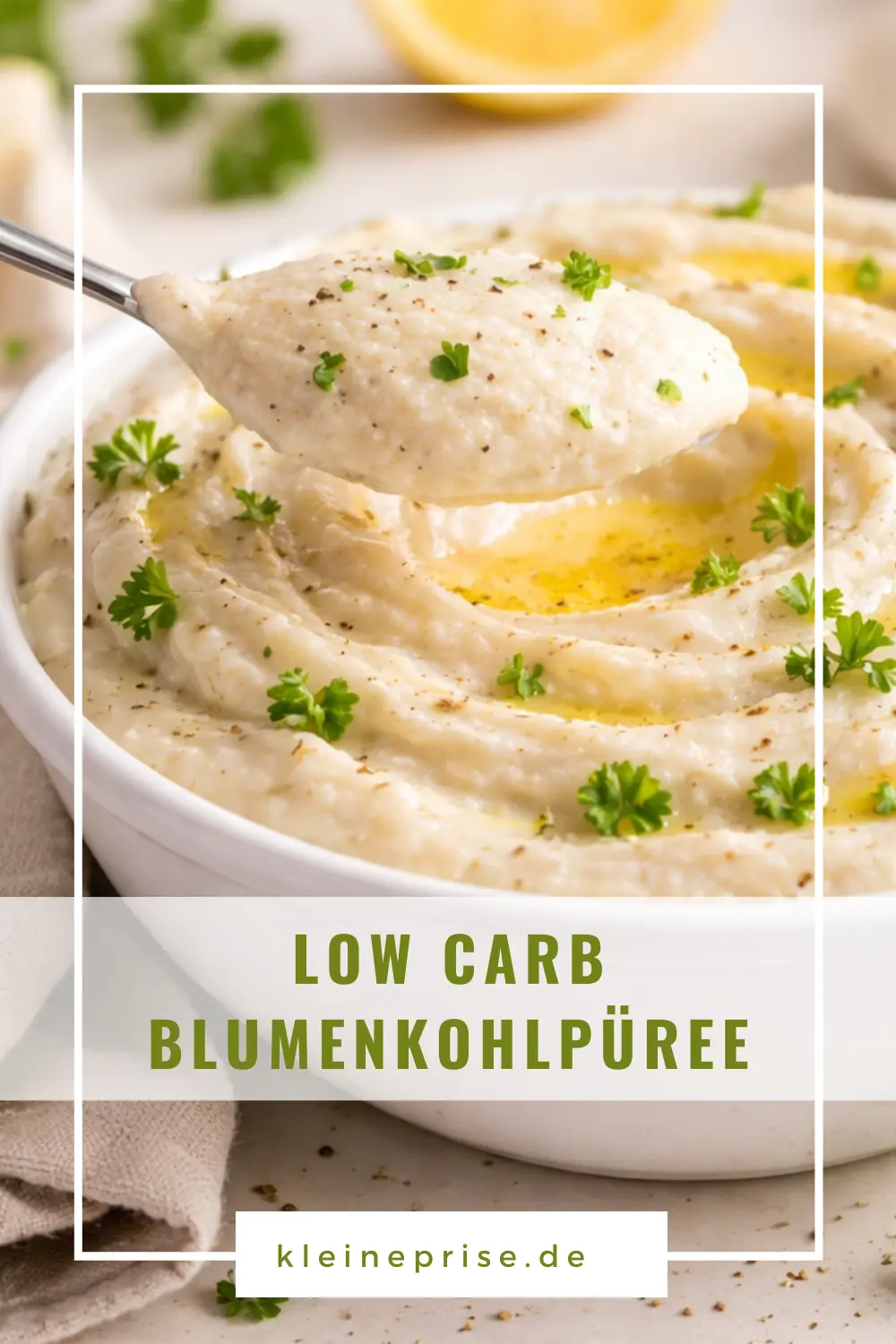 Pinterest: Low Carb Blumenkohlpüree – Rezept Pinterest: Low Carb Blumenkohlpüree