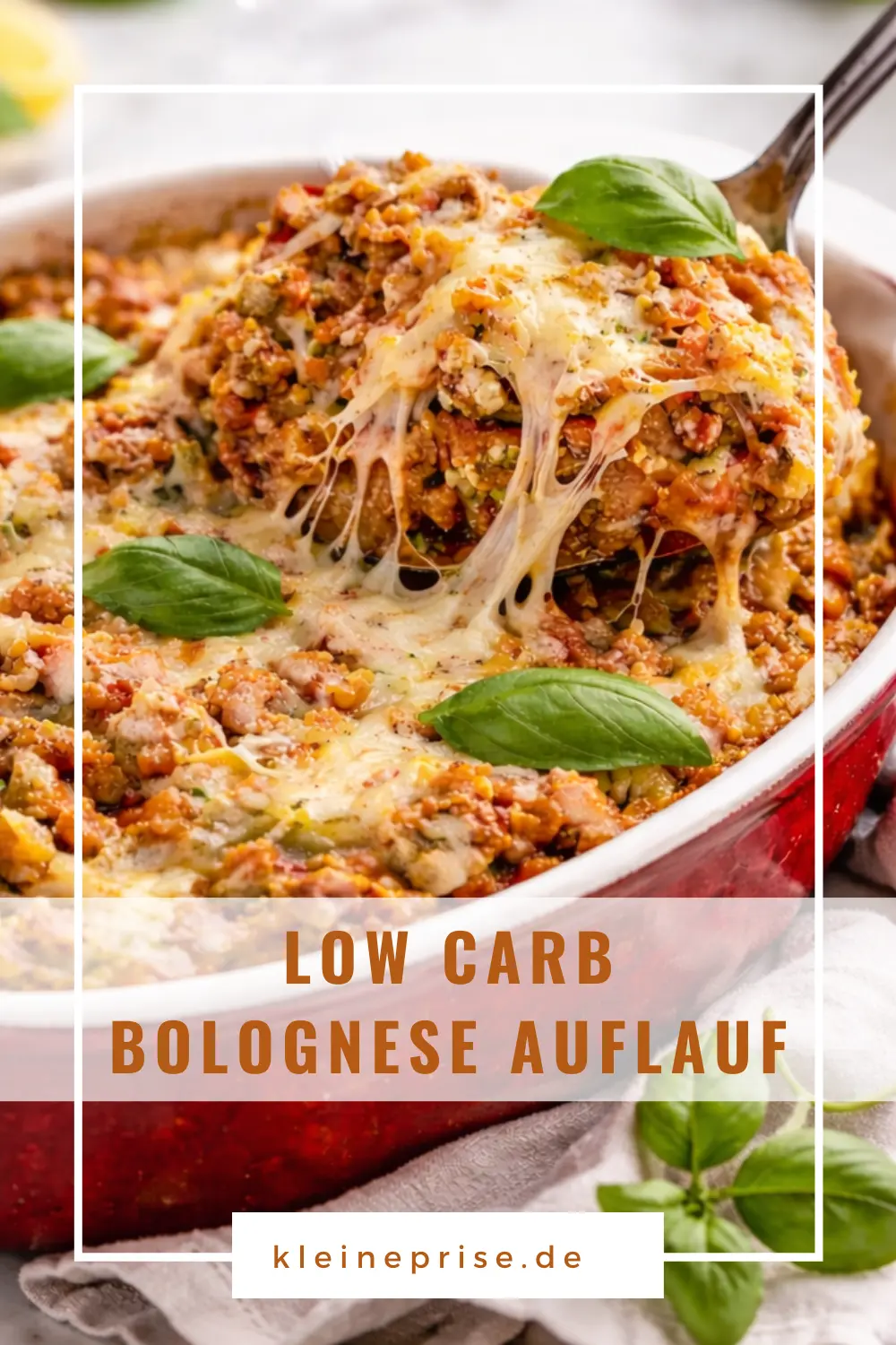 Pinterest: Low Carb Bolognese Auflauf – Rezept Pinterest: Low Carb Bolognese Auflauf