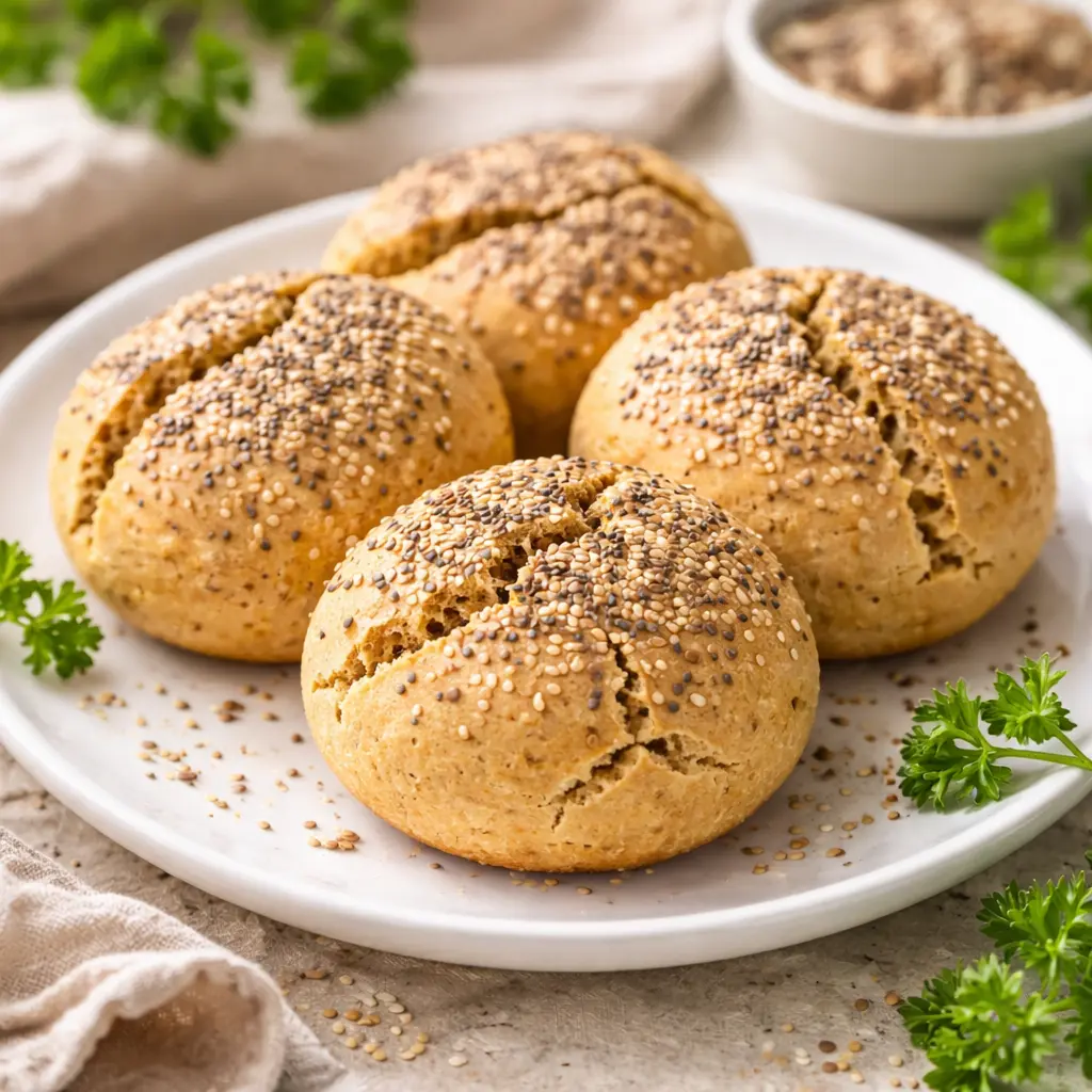Low Carb Brötchen Low Carb Brötchen | Kleine Prise