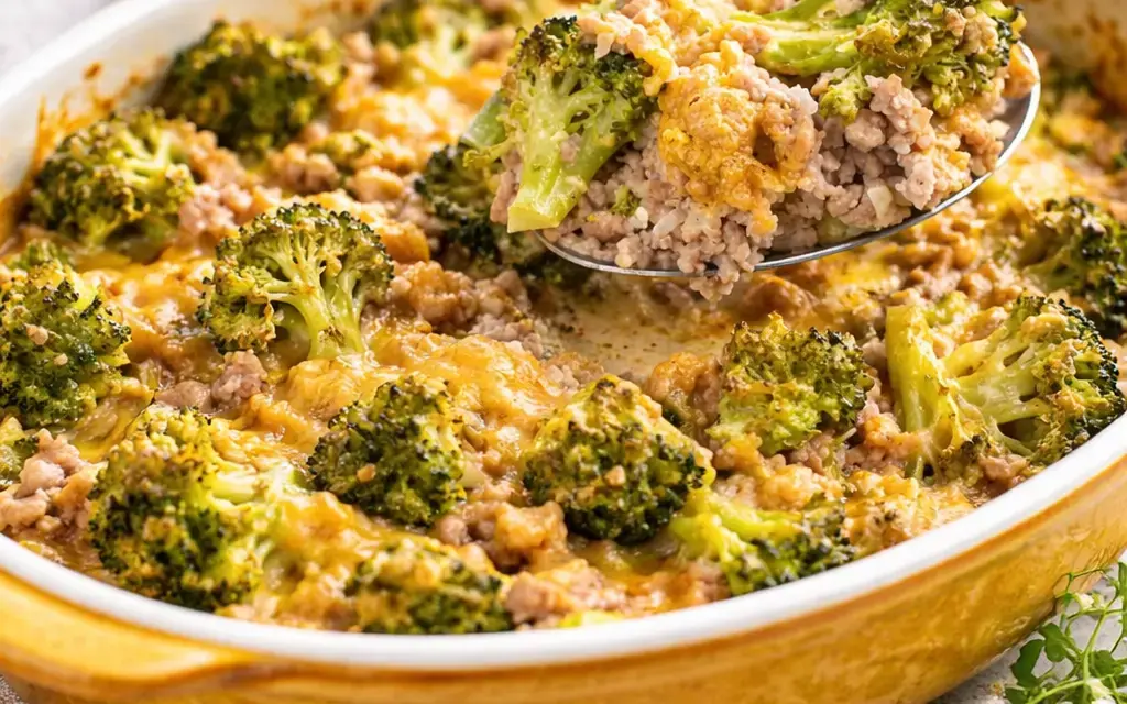 Low Carb Brokkoli-Hackfleisch-Auflauf