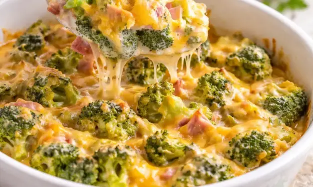 Low Carb Brokkoli-Schinken-Auflauf