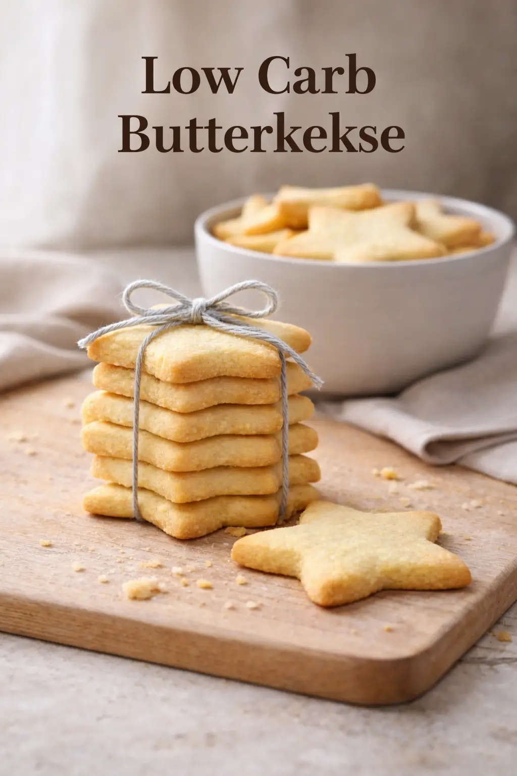 Pinterest: Low Carb Butterkekse – Rezept Pinterest: Low Carb Butterkekse