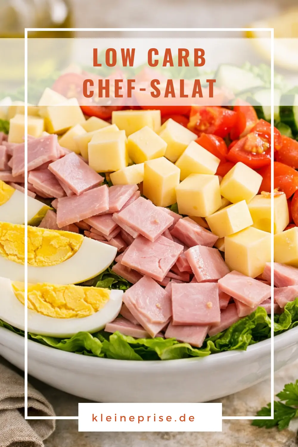 Pinterest: Low Carb Chef-Salat – Rezept Pinterest: Low Carb Chef-Salat