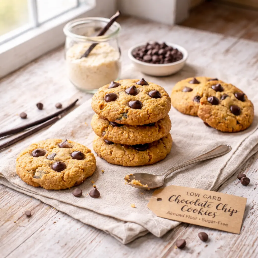Low Carb Chocolate Chip Cookies Low Carb Chocolate Chip Cookies | Kleine Prise