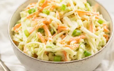 Einfache Rezepte und Spielideen für Kinder Low Carb Coleslaw einfach selber machen