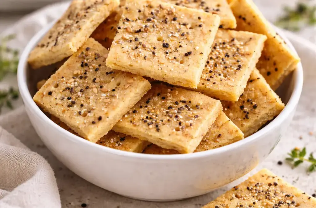 Karamellisierte Kürbiskerne Low Carb Cracker