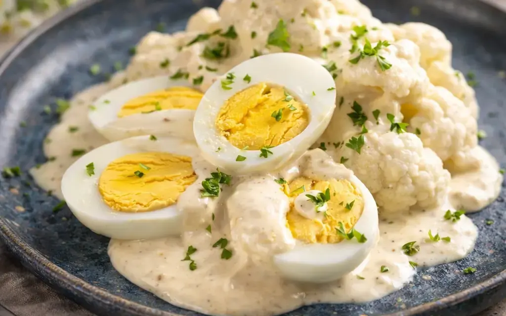 Low Carb Eier in Senfsauce