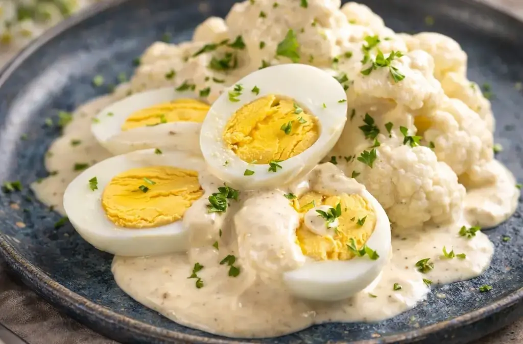 Granola selbst gemacht mit Datteln Low Carb Eier in Senfsauce