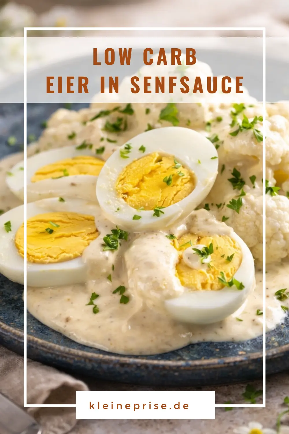 Pinterest: Low Carb Eier in Senfsauce – Rezept Pinterest: Low Carb Eier in Senfsauce