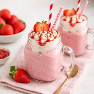 Low Carb Erdbeer Milchshake Low Carb Erdbeer Milchshake