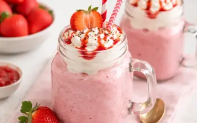 Low Carb Burger ohne Brötchen Low Carb Erdbeer Milchshake