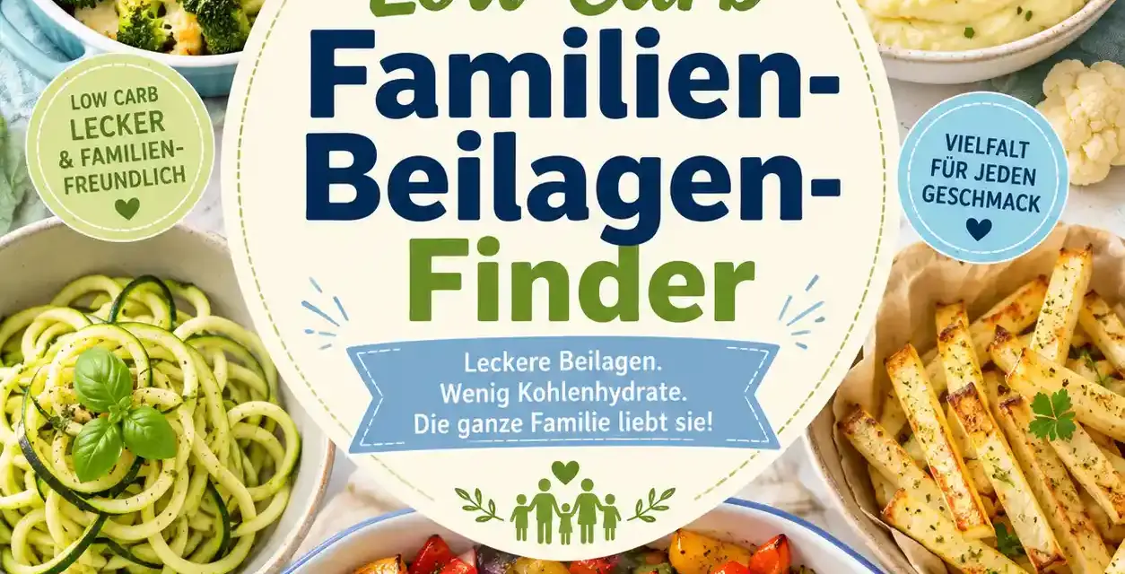 Low Carb Familien-Beilagen-Finder: Welche Beilage passt heute?
