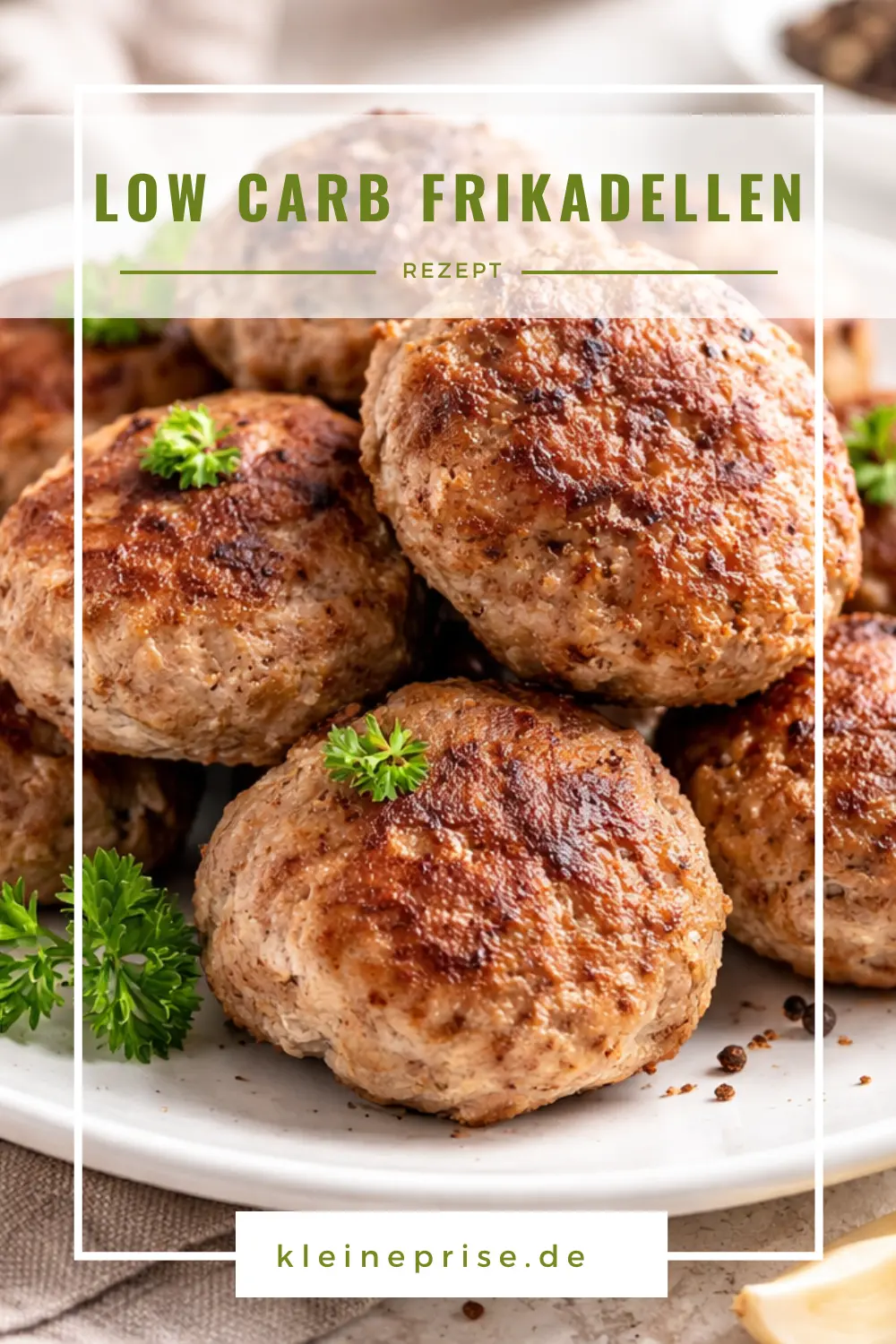 Pinterest: Low Carb Frikadellen – Rezept Pinterest: Low Carb Frikadellen