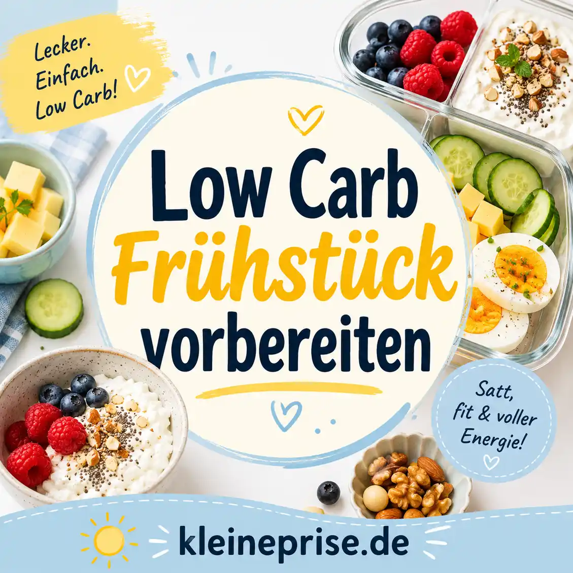 Low Carb Frühstück vorbereiten: einfache Ideen für stressfreie Morgen Low Carb Frühstück vorbereiten: einfache Ideen für stressfreie Morgen | Kleine Prise