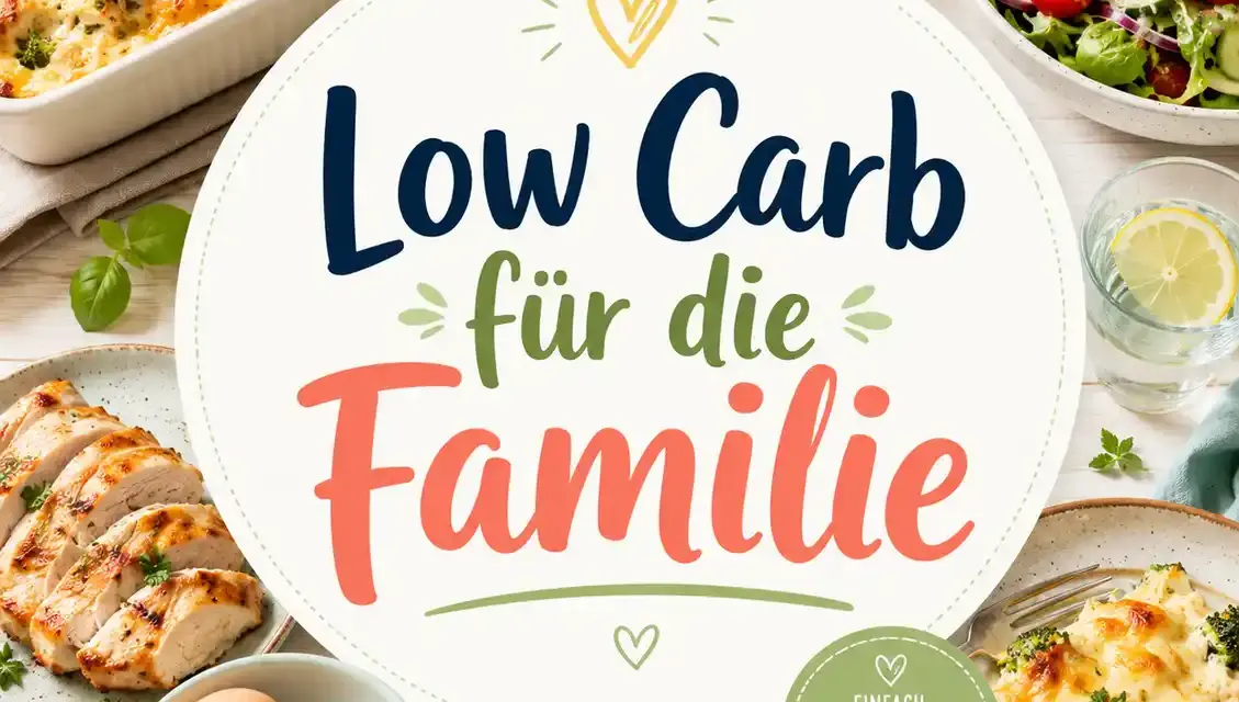Low Carb für die Familie: Einfach kochen ohne Extra-Stress