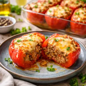 Low Carb Gefüllte Paprikas Low Carb Gefüllte Paprikas