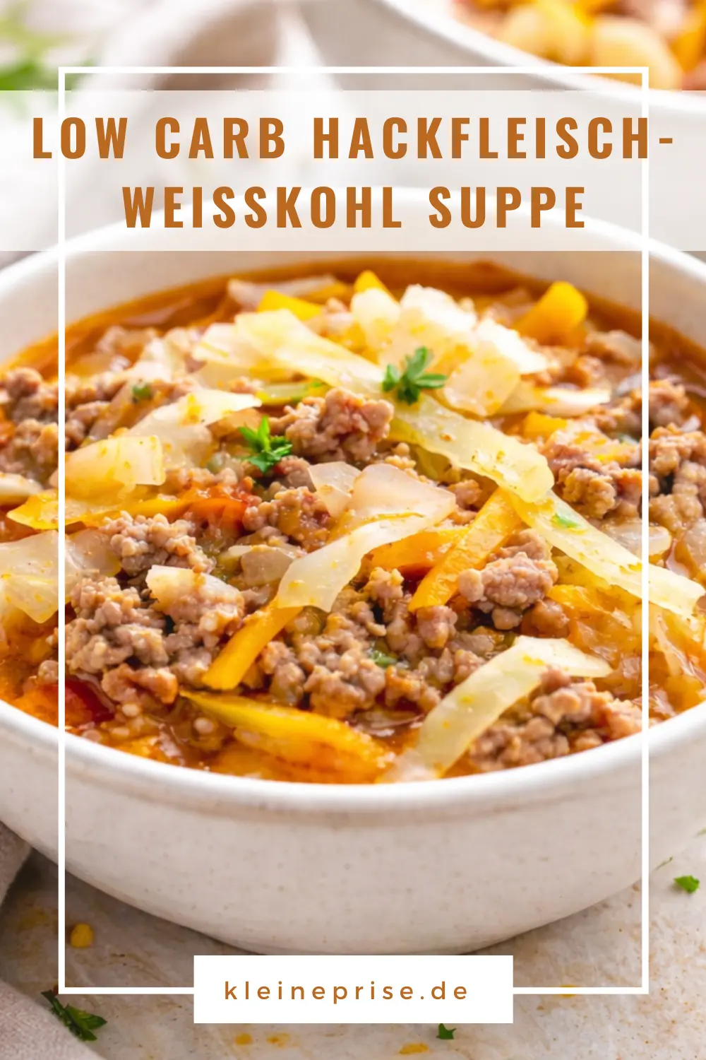 Pinterest: Low Carb Hackfleisch-Weißkohl Suppe – Rezept Pinterest: Low Carb Hackfleisch-Weißkohl Suppe