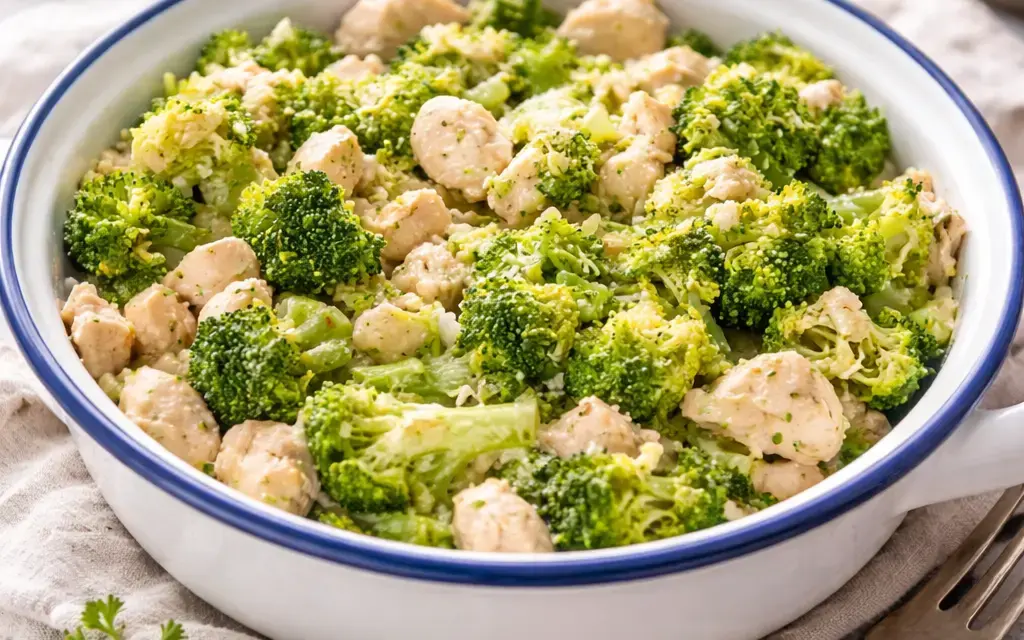 Low Carb Hähnchen-Brokkoli-Pfanne