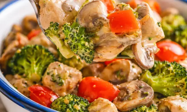 Low Carb Hähnchen-Gemüse-Pfanne