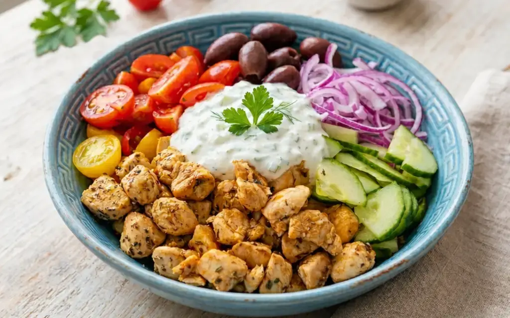 Low Carb Hähnchensalat