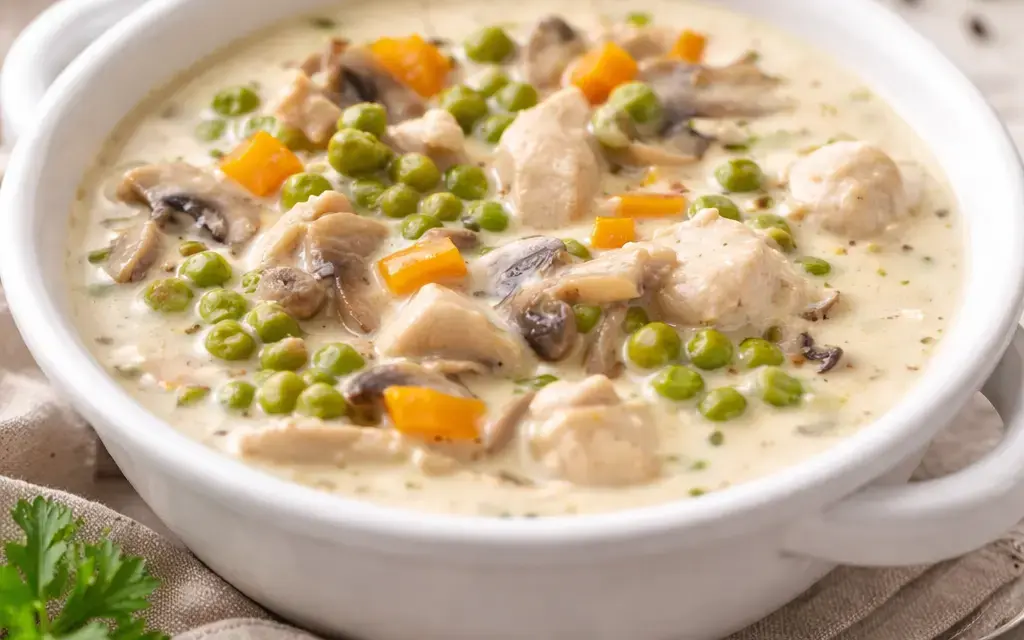 Low Carb Hühnerfrikassee