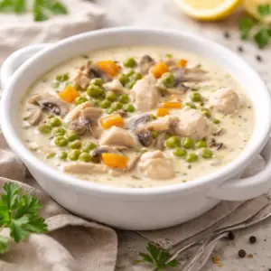 Low Carb Hühnerfrikassee Low Carb Hühnerfrikassee